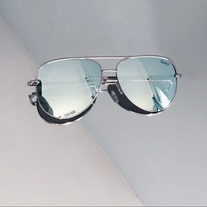 Quay Australia X Desi sunglasses with blue lenses